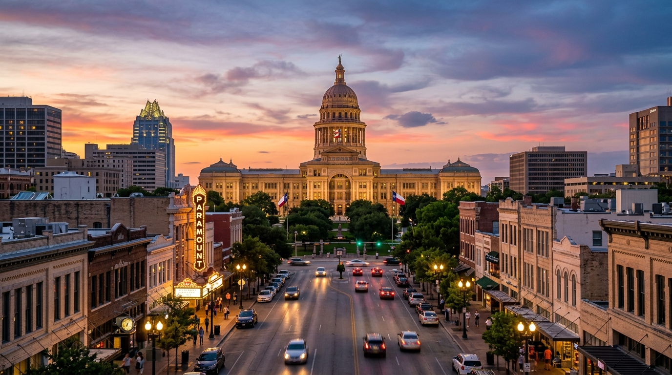 Texas State Capitol building in Austin Texas